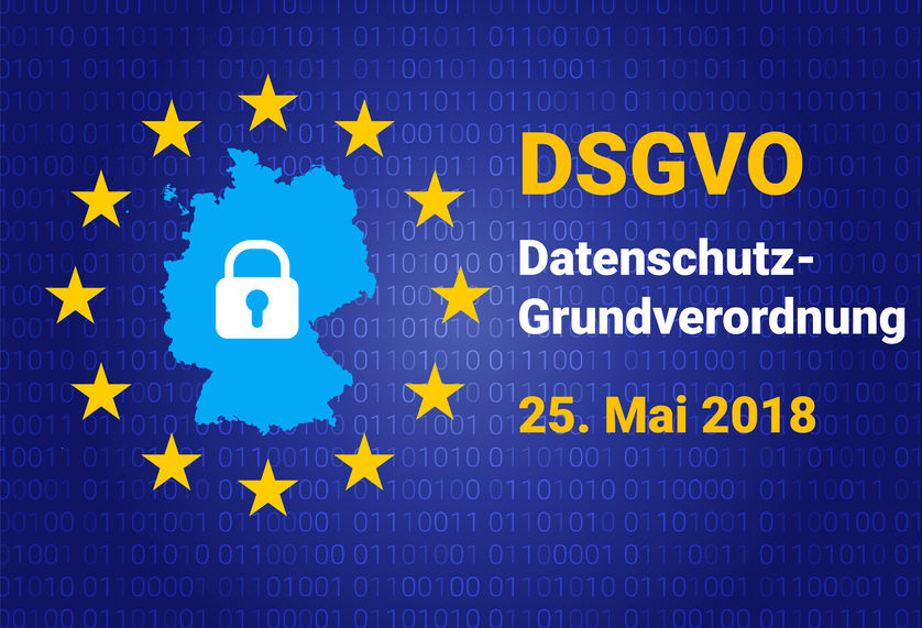 dsgvo - german Datenschutz-Grundverordnung. gdpr - General Data Protection Regulation. vector illustration EIS 2.0 DSGVO