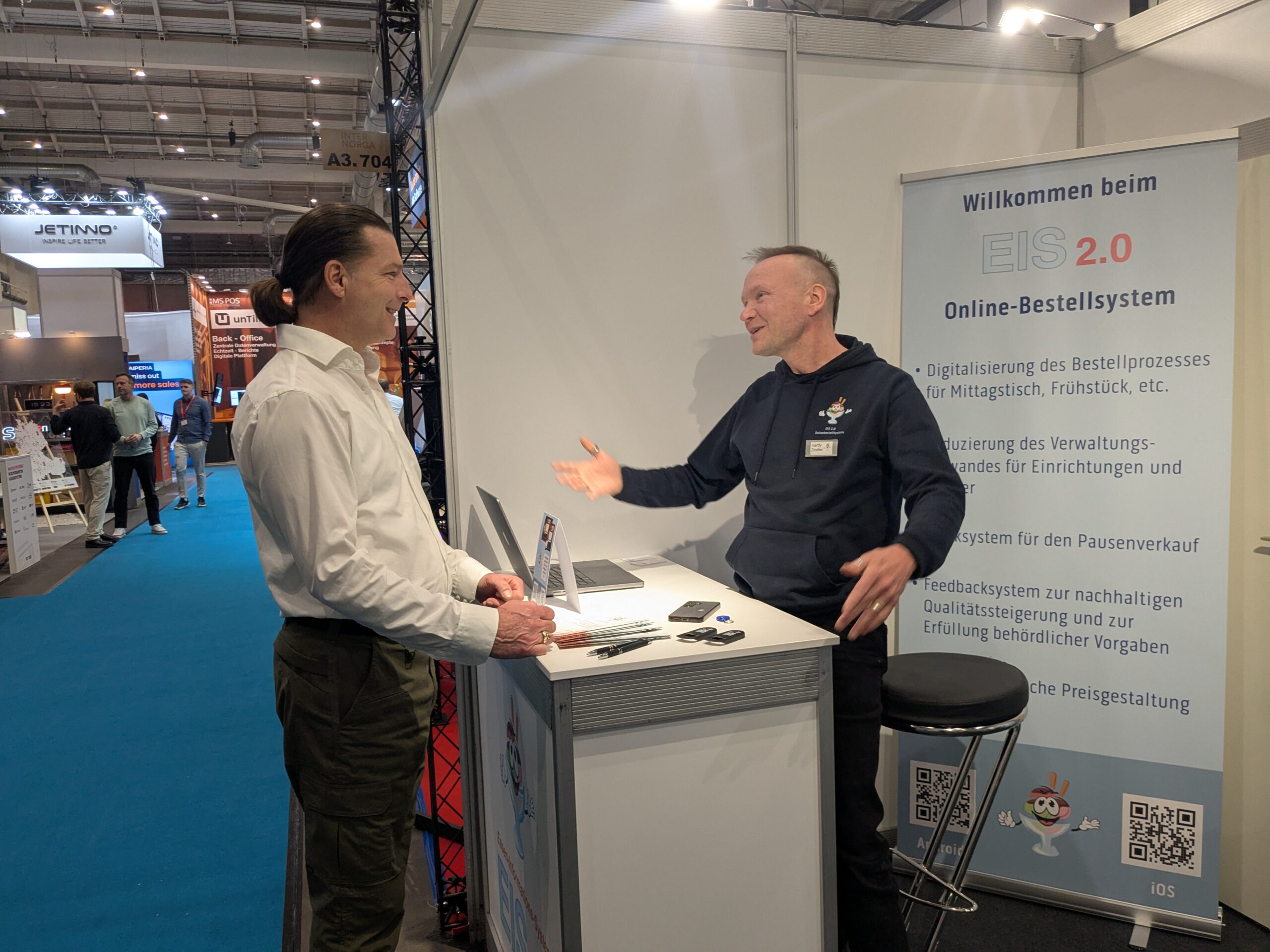 EIS 2.0 Stand mit Kunde - INTERNORGA 2025 EIS 2.0 Stand mit Kunde - INTERNORGA 2025